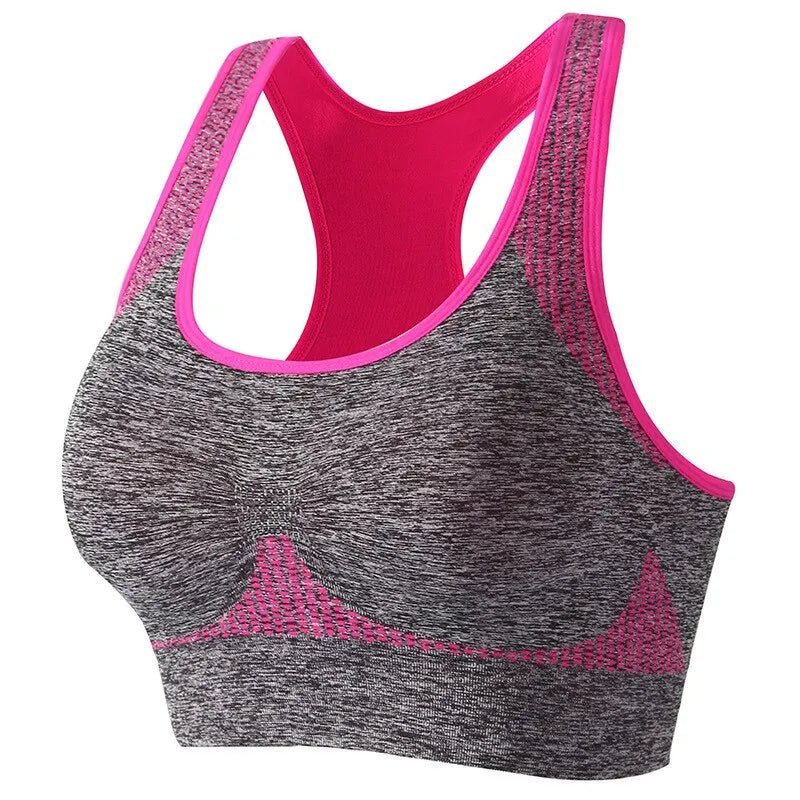 Femmes de Sport D'entraînement Bras Fitness Dos Nu Rembourré Ivy Faible Impact Soutien - Gorge Yoga Récolte Débardeur - The Sport Shop