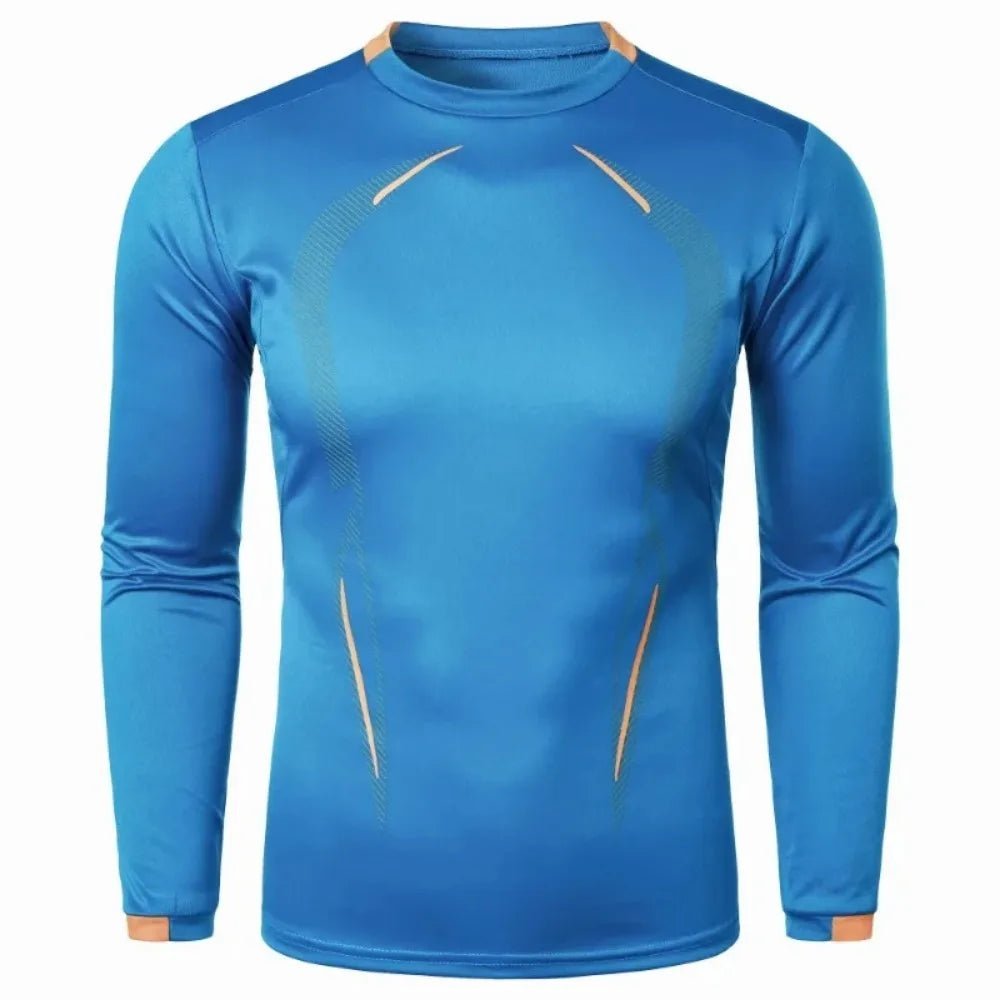 T-shirt à manches longues pour hommes, léger et respirant, à séchage rapide, Streetwear, surdimensionné, sport, Fitness, plein air, automne - The Sport Shop