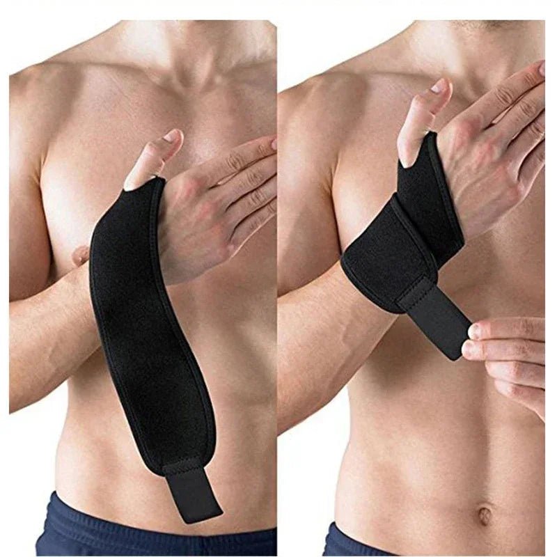 Attelle de poignet réglable pour le soulagement de la douleur du canal carpien et de la tendinite, enveloppe de soutien sportive pour l'arthrite et les entorses, 1 pièce - The Sport Shop