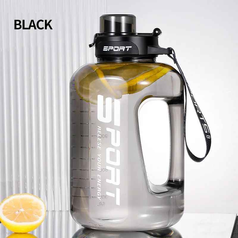 Bouteille d'eau de grande capacité 1,7 l/2,5 l Sport belly - The Sport Shop