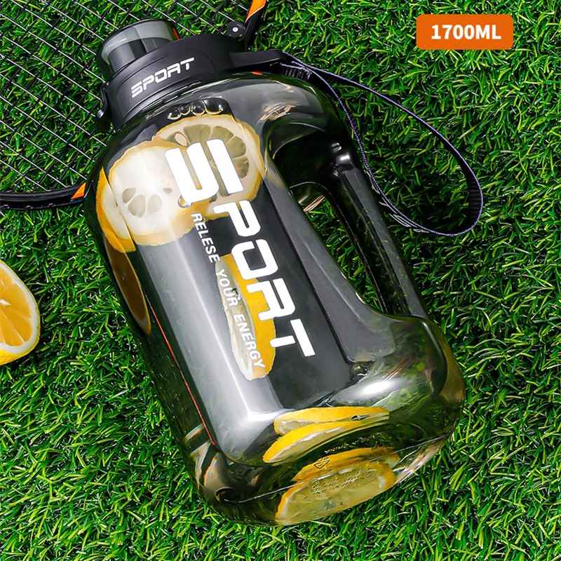 Bouteille d'eau de grande capacité 1,7 l/2,5 l Sport belly - The Sport Shop