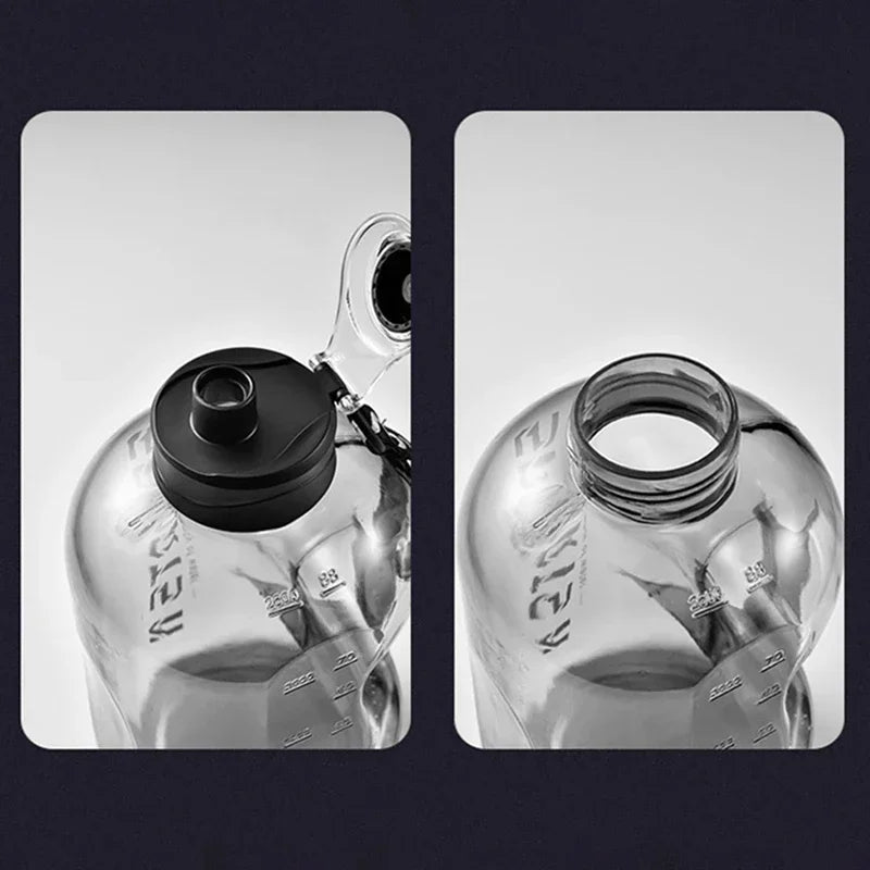 Bouteille d'eau de sport 1,7 l/2,7 l, tasse de cyclisme, Portable, grande capacité, pour Fitness, Camping, bouilloire d'eau pour hommes - The Sport Shop