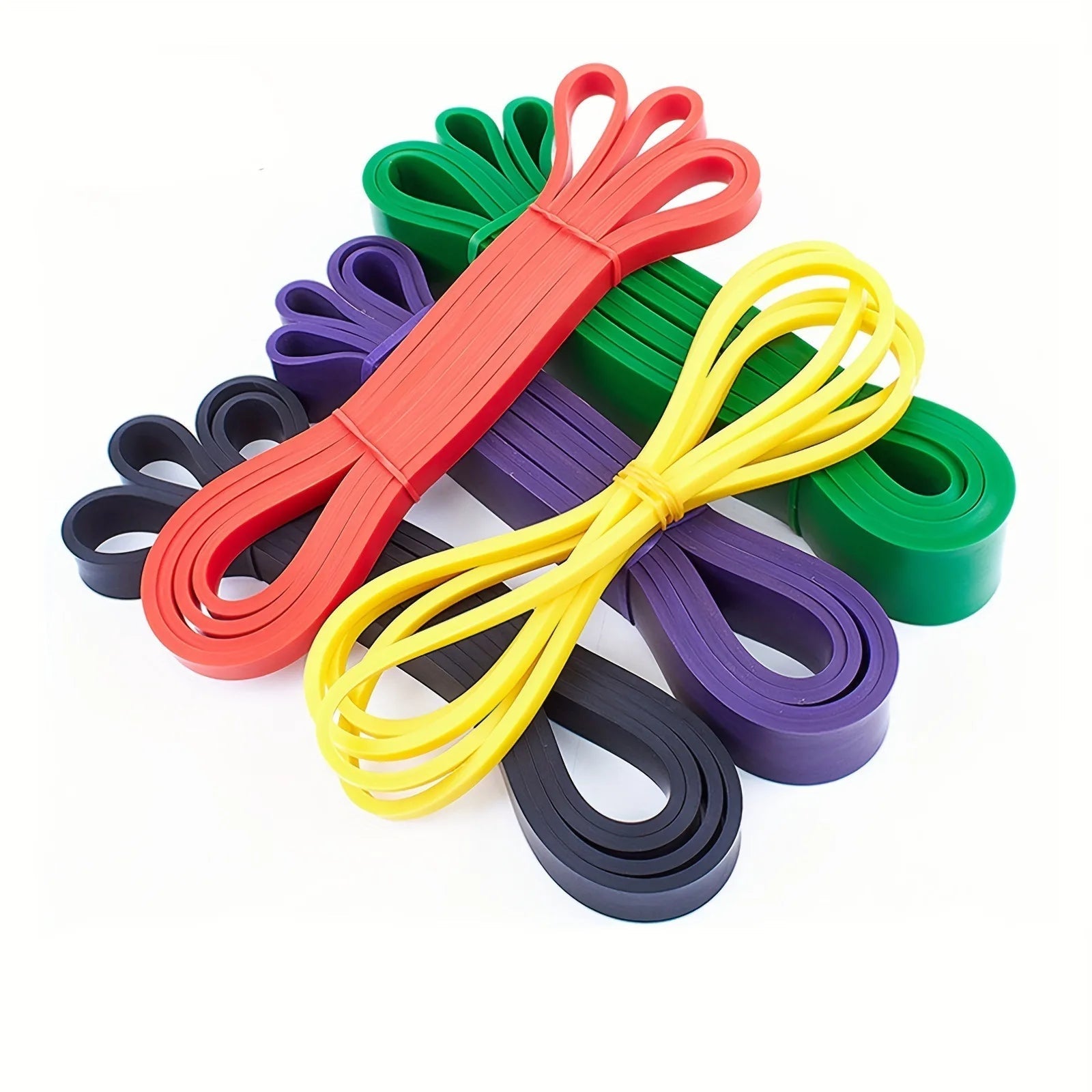 Ensemble de bandes de résistance, bandes d'assistance de traction, bande extensible, exercice d'entraînement lourd pour la physiothérapie, entraînements à domicile - The Sport Shop