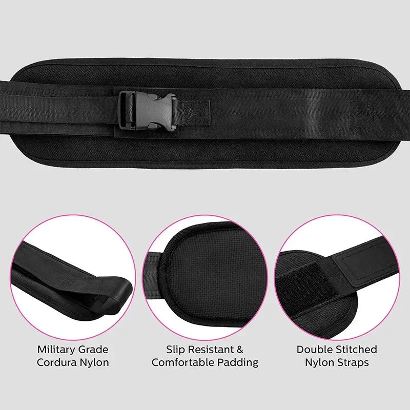 Haltères d'exercice de Yoga, ceinture de poids de taille, aide au pont des hanches, entraînement physique avec ceinture de poids de poussée - The Sport Shop