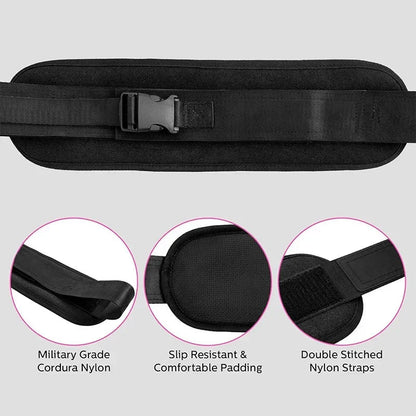 Haltères d'exercice de Yoga, ceinture de poids de taille, aide au pont des hanches, entraînement physique avec ceinture de poids de poussée - The Sport Shop