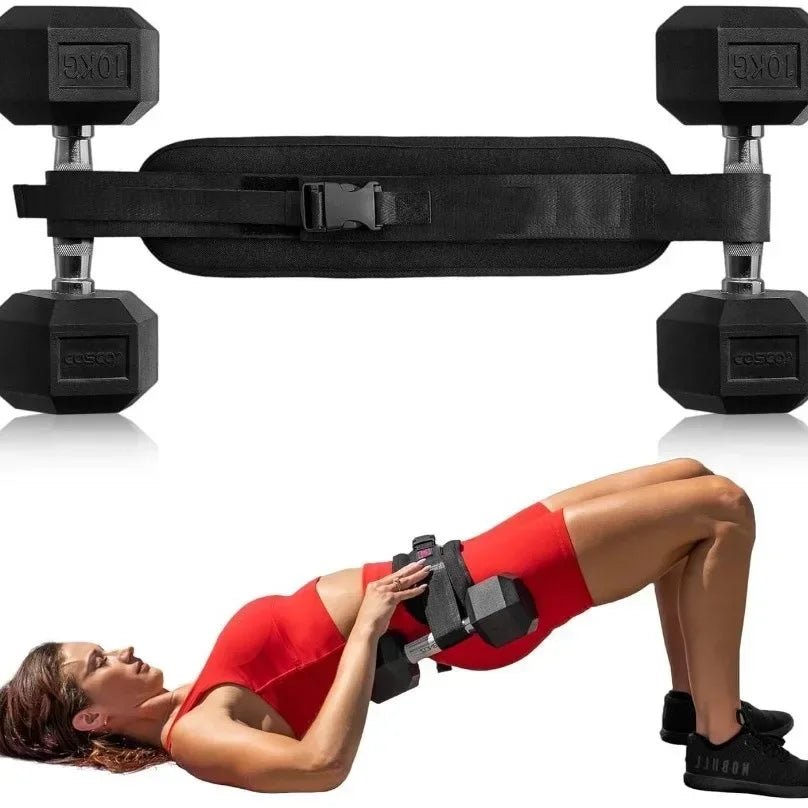 Haltères d'exercice de Yoga, ceinture de poids de taille, aide au pont des hanches, entraînement physique avec ceinture de poids de poussée - The Sport Shop