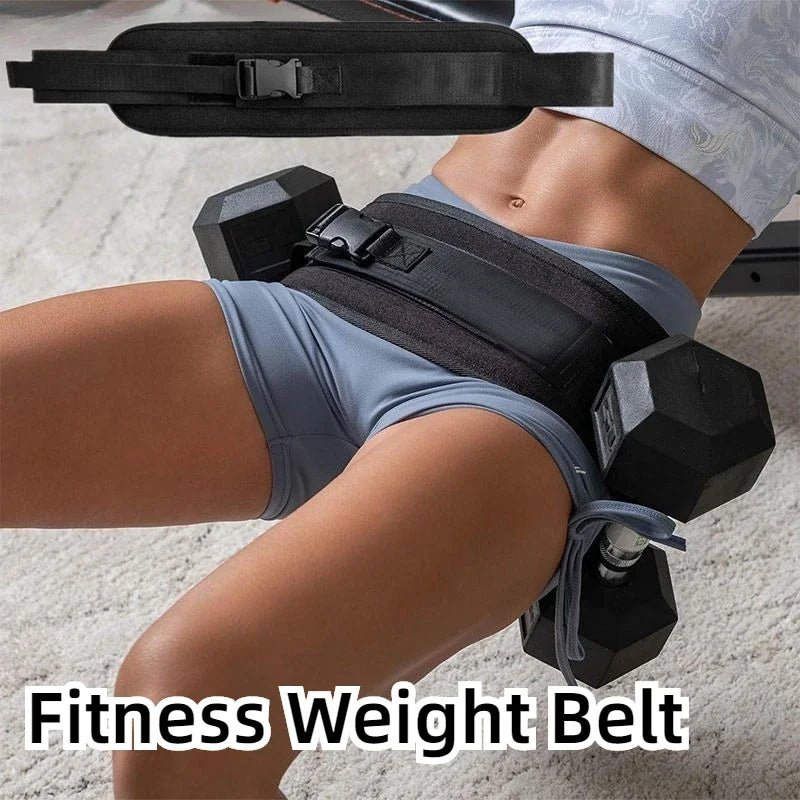 Haltères d'exercice de Yoga, ceinture de poids de taille, aide au pont des hanches, entraînement physique avec ceinture de poids de poussée - The Sport Shop