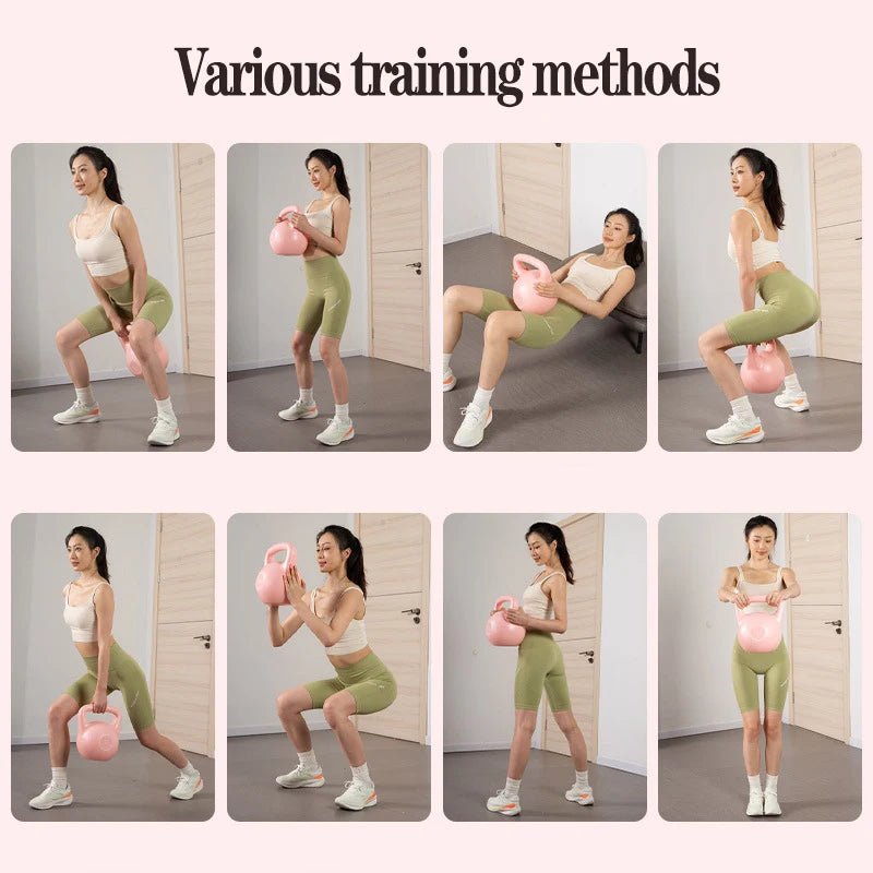 Haltères souples pour hommes et femmes, Fitness à domicile, bouilloire de 6kg, cloche douce, entraîneur de Squat, outil magique pour l'entraînement des fesses - The Sport Shop
