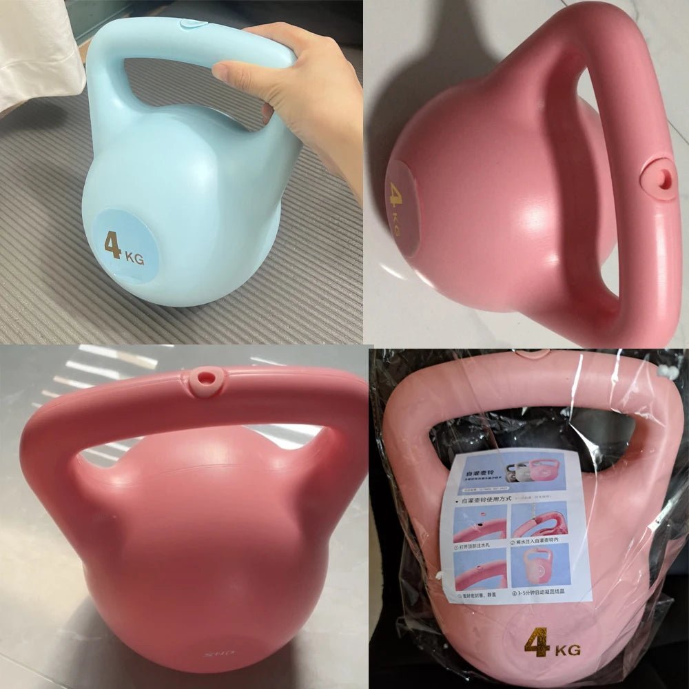 Haltères souples pour hommes et femmes, Fitness à domicile, bouilloire de 6kg, cloche douce, entraîneur de Squat, outil magique pour l'entraînement des fesses - The Sport Shop