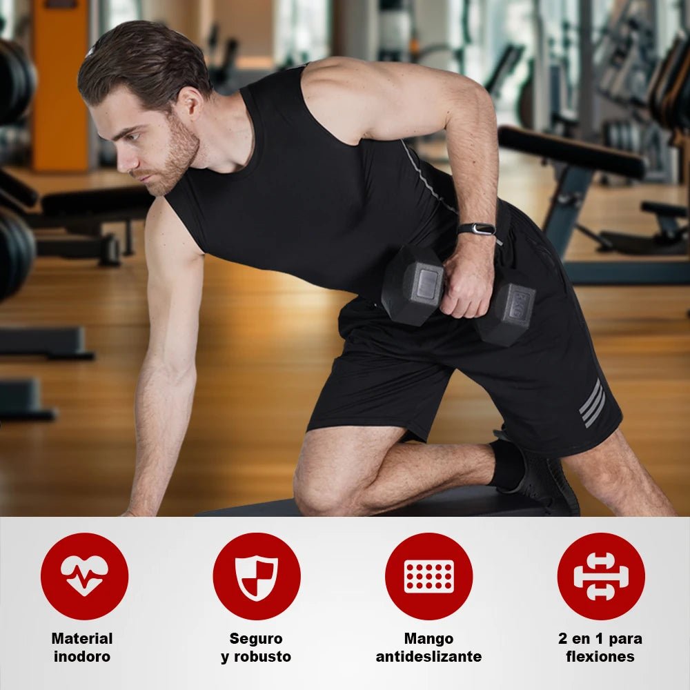 Lot de 2 haltères en PVC et fer sable de 2,5 kg, 3 kg, 5 kg, 7,5 kg, 10 kg, poids de gymnastique, haltères antidérapants, idéal pour l'entraînement de force et la salle de sport à domicile, poids de fitness ergonomiques - The Sport Shop