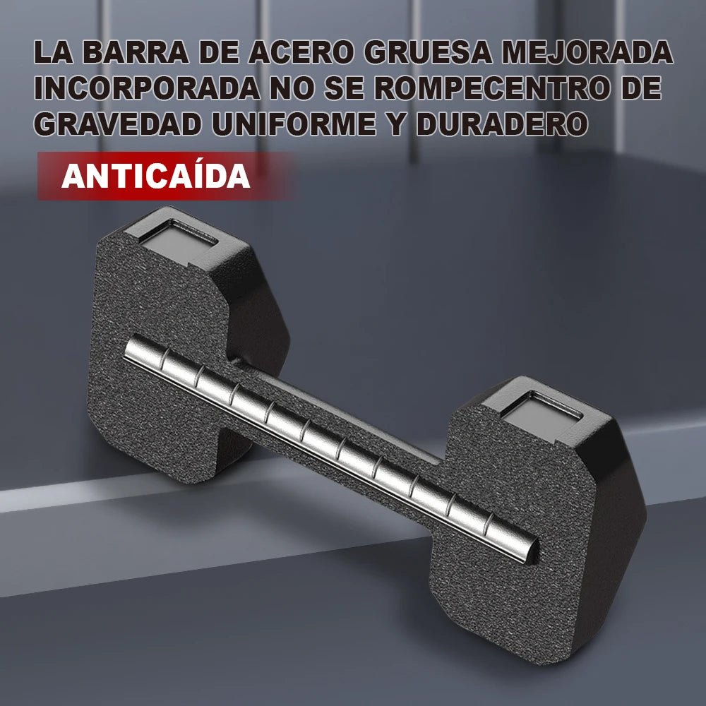 Lot de 2 haltères en PVC et fer sable de 2,5 kg, 3 kg, 5 kg, 7,5 kg, 10 kg, poids de gymnastique, haltères antidérapants, idéal pour l'entraînement de force et la salle de sport à domicile, poids de fitness ergonomiques - The Sport Shop