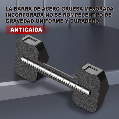 Lot de 2 haltères en PVC et fer sable de 2,5 kg, 3 kg, 5 kg, 7,5 kg, 10 kg, poids de gymnastique, haltères antidérapants, idéal pour l'entraînement de force et la salle de sport à domicile, poids de fitness ergonomiques - The Sport Shop