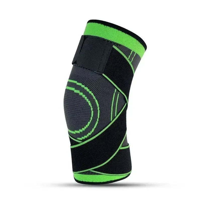 Manchon de compression du genou avec bretelles réglables pour courir, travailler et tenue sportive toute la journée - The Sport Shop