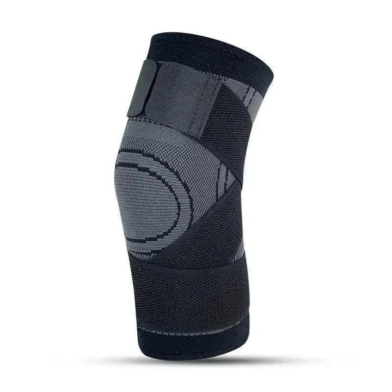 Manchon de compression du genou avec bretelles réglables pour courir, travailler et tenue sportive toute la journée - The Sport Shop