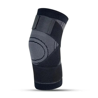 Manchon de compression du genou avec bretelles réglables pour courir, travailler et tenue sportive toute la journée - The Sport Shop