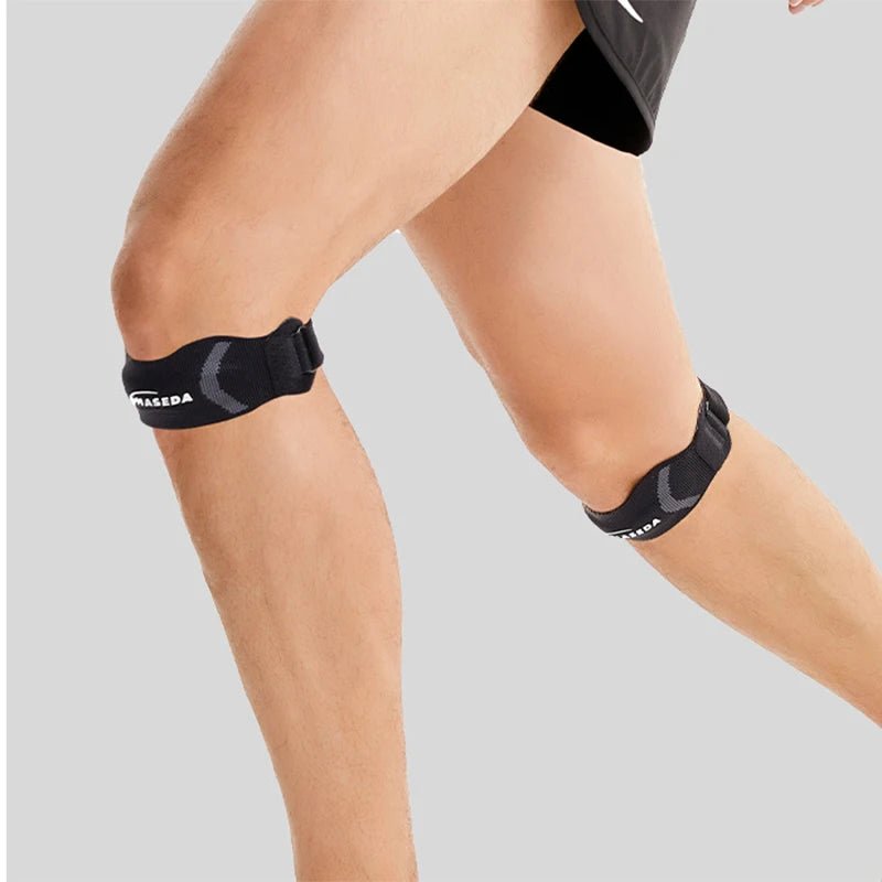Nouveau Genou cyclisme en plein air respirant amortisseur basket - ball protecteur pression sport rotule ceinture - The Sport Shop