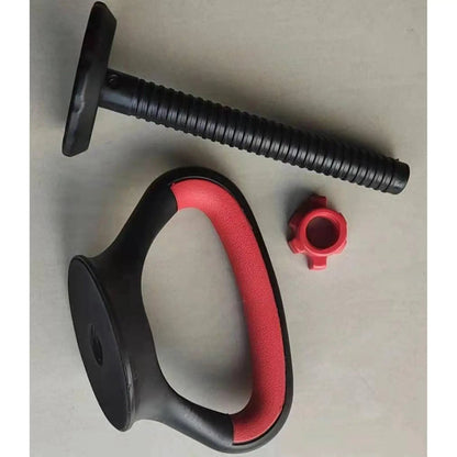 Poignée de bouilloire réglable en métal, pour plaques de poids, entraînement de force des bras, poignée d'haltère - The Sport Shop