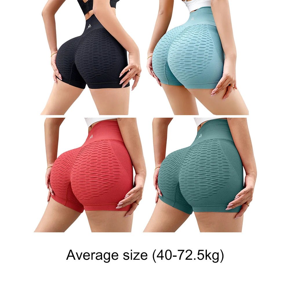 Short d'entraînement pour femmes, short de Yoga, taille haute, contrôle du ventre, pour la gymnastique, la course à pied, l'athlétisme - The Sport Shop