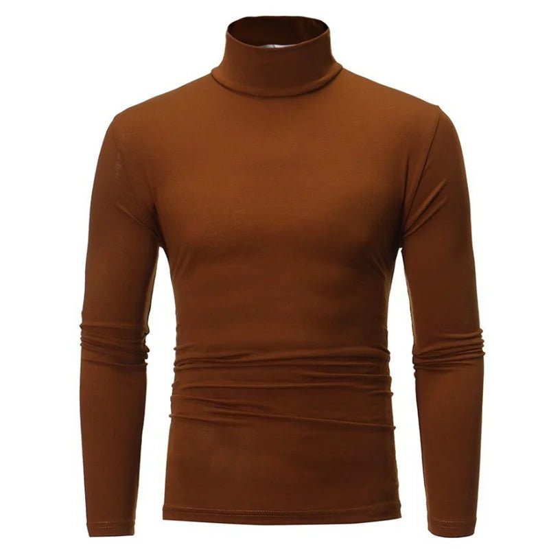Sous - vêtements thermiques à col haut pour hommes, chemise mince coupe couvertes, t-shirt à manches longues, collants, vêtements d'hiver, automne, Y - Men - The Sport Shop