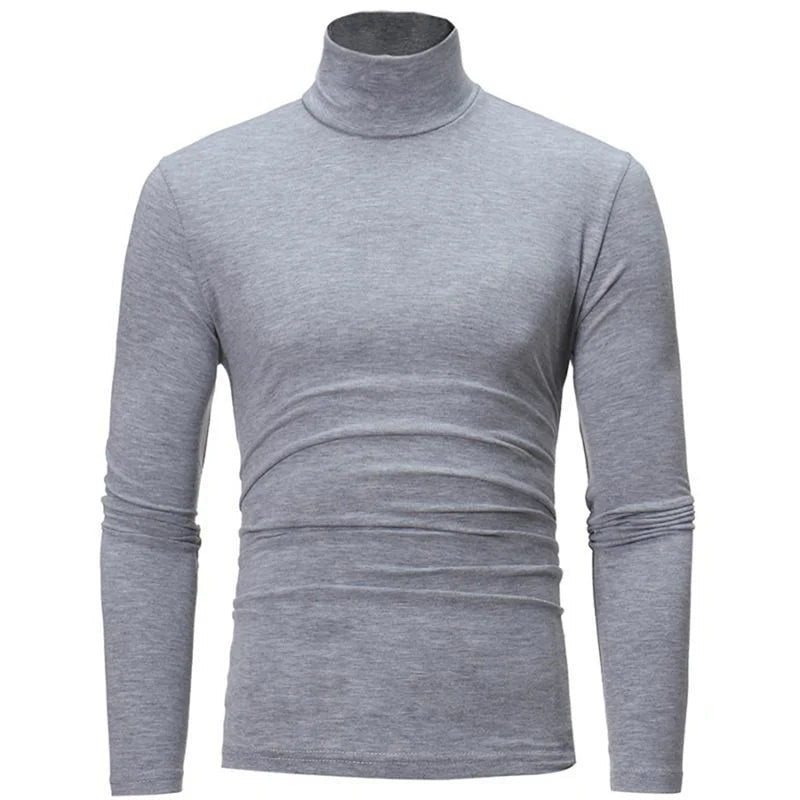 Sous - vêtements thermiques à col haut pour hommes, chemise mince coupe couvertes, t-shirt à manches longues, collants, vêtements d'hiver, automne, Y - Men - The Sport Shop