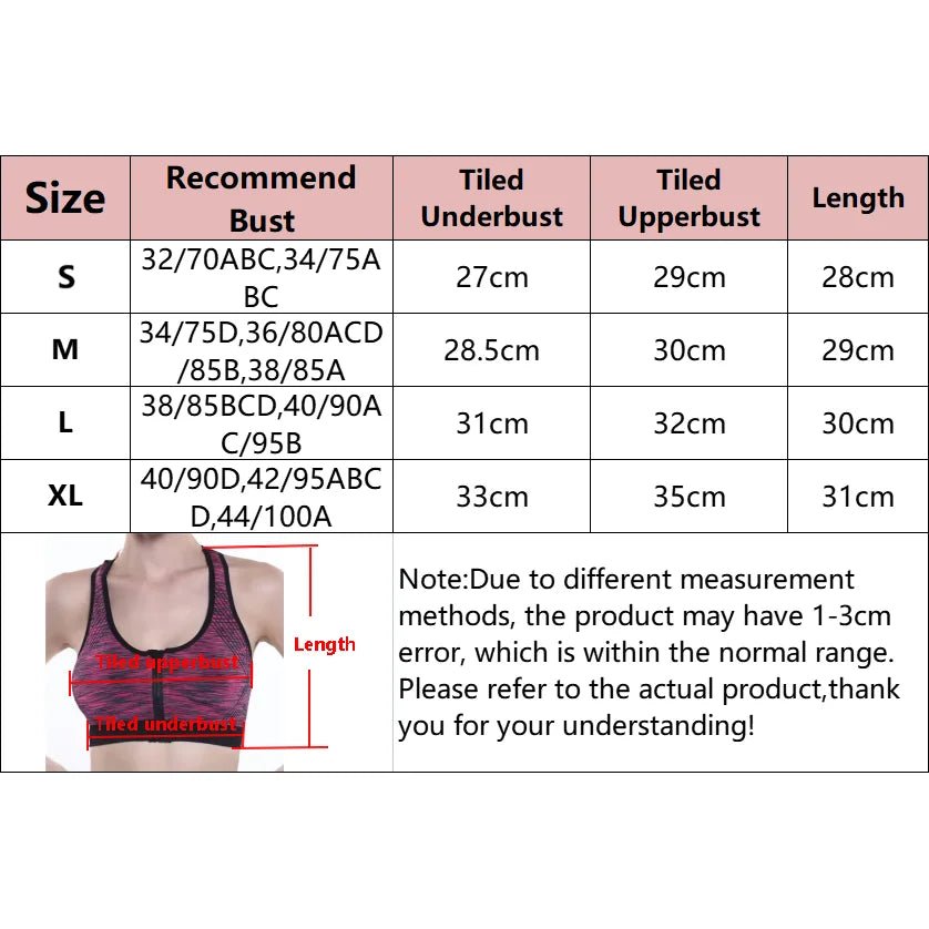 Soutien - gorge de sport pour femmes, fermeture éclair sur le devant, sous - vêtements respirants et résistants aux chocs, soutien - gorge de Yoga à fort Impact, gilet de course, hauts d'entraînement de Fitness - The Sport Shop