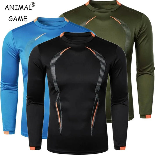 T-shirt à manches longues pour hommes, léger et respirant, à séchage rapide, Streetwear, surdimensionné, sport, Fitness, plein air, automne - The Sport Shop