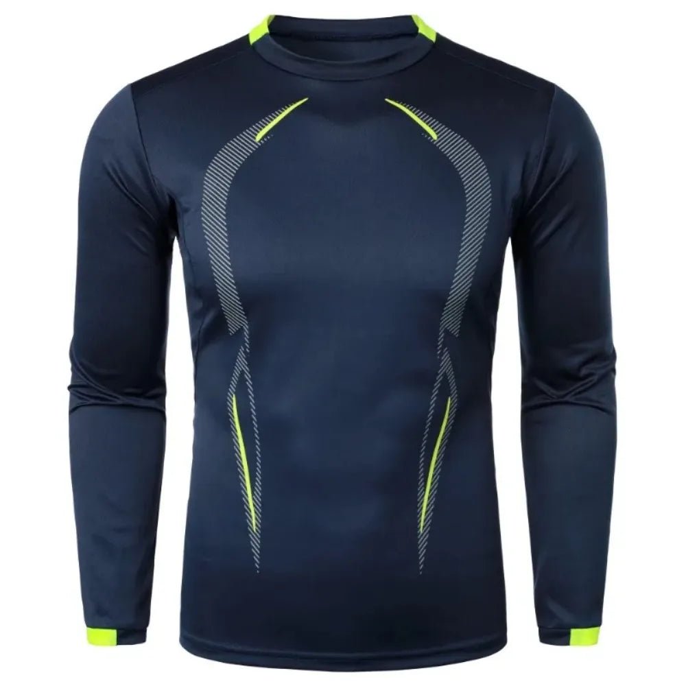 T-shirt à manches longues pour hommes, léger et respirant, à séchage rapide, Streetwear, surdimensionné, sport, Fitness, plein air, automne - The Sport Shop