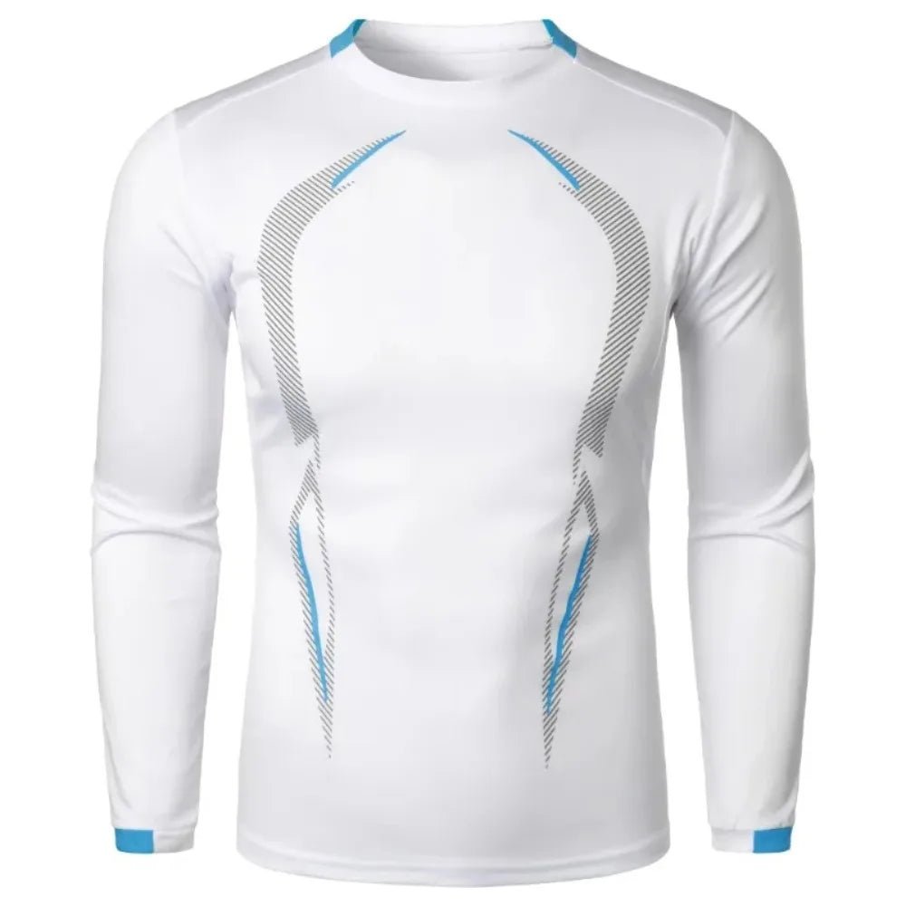 T-shirt à manches longues pour hommes, léger et respirant, à séchage rapide, Streetwear, surdimensionné, sport, Fitness, plein air, automne - The Sport Shop