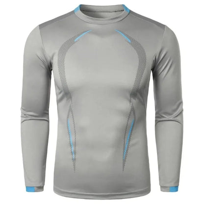 T-shirt à manches longues pour hommes, léger et respirant, à séchage rapide, Streetwear, surdimensionné, sport, Fitness, plein air, automne - The Sport Shop