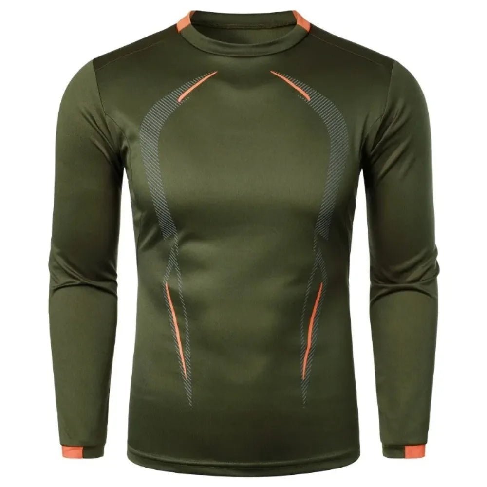 T-shirt à manches longues pour hommes, léger et respirant, à séchage rapide, Streetwear, surdimensionné, sport, Fitness, plein air, automne - The Sport Shop